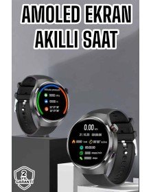 Akıllı Saat Bluetooth Bağlantılı Amoled Ekran Uyku ve Sağlık Takibi