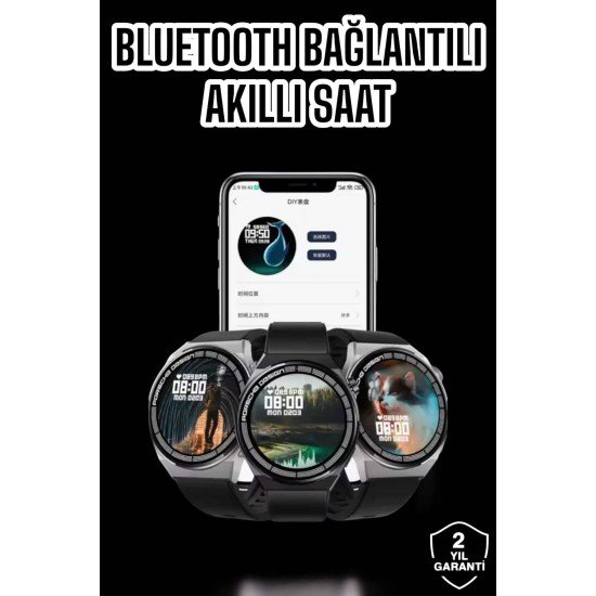 Akıllı Saat GPS VE NFC Özelliği Sesli Görüşme Dokunmstik Ekran Akıllı Saat GPS VE NFC Özelliği Sesli Görüşme Dokunmstik Ekran