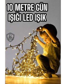 10 Metre Led Işık Saçaklı Dekoratif Şerit Led