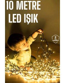 Gün Işığı 10 Metre Led Işık Şerit Led Süsleme Parti Malzemesi