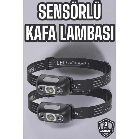 Kafa Lambası Kamp Lambası Led Işık Şarjlı Ayarlanabilir Kafa Lambası Kamp Lambası Led Işık Şarjlı Ayarlanabilir