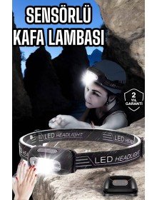 Kamp Lambası Led Işık Kafa Lambası Balıkçı Lambası Ayarlanabilir