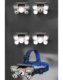 Balıkçı Kafa Lambası Led Işık 4 Farklı Mod Esnek ve Ayarlanabilir