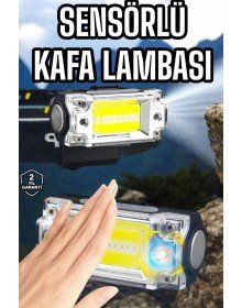 Şarjlı Kafa Feneri Suya Dayanıklı Ayarlanabilir Kamp Feneri