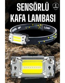 Kafa Lambası Kamp Feneri Balıkçı Feneri Başlıklı Suya Dayanıklı