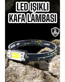 Kamp Feneri Balıkçı Feneri Başlıklı Suya Dayanıklı Kafa Lambası