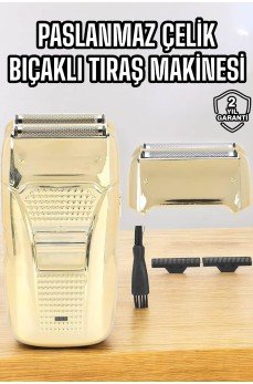 Tıraş Makinesi Paslanmaz Çelik Şarjlı Taşınabilir