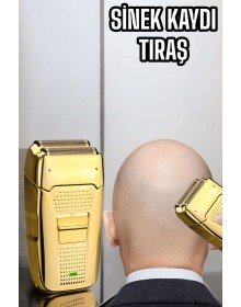 Tıraş Makinesi Paslanmaz Çelik Şarjlı Taşınabilir