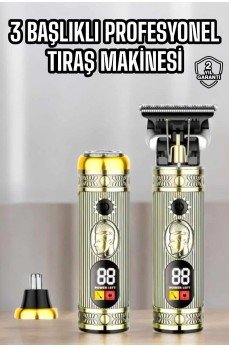 Profesyonel Saç Sakal ve Vücut Tıraşına Uygun Sıfır Sinek Kaydı Tıraş