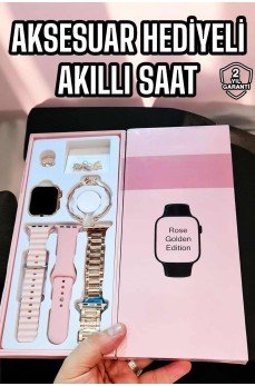 Akıllı Saat Sesli Görüşme Bildirim Görme Uyku ve Sağlık Takibi