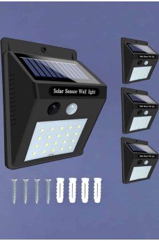 Solar Lamba Giriş, Bahçe Yol Avlu Hareket Sensörlü Led Parlak Gece Su Geçirmez Solar Lamba Giriş, Bahçe Yol Avlu Hareket Sensörlü Led Parlak Gece Su Geçirmez