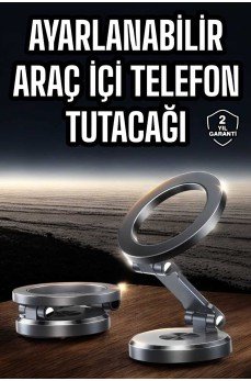 Araç İçi Telefon Tutacağı Manyetik Tasarım Ayarlanabilir