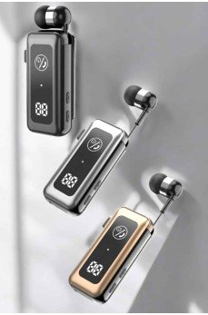 Makaralı Bluetooth Kulaklık Kulak İçi Dijital Göstergeli Yüksek Ses Kaliteli Makaralı Bluetooth Kulaklık Kulak İçi Dijital Göstergeli Yüksek Ses Kaliteli