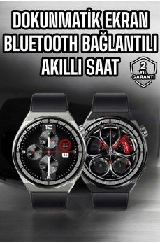 Akıllı Saat Dokunmatik Ekran Sesli Görüşme ve Bildirim Görme Sağlık Takibi