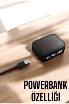 Bluetooth Kulaklık Powerbank Özelliği Yüksek Ses Kaliteli TWS Kulaklık