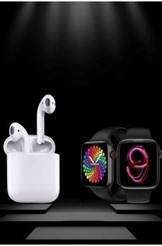 2025 Model Akıllı Saat ve 2.Nesil TWS Bluetooth Kulaklık ANC Özelliği Amoled Ekran