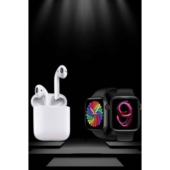 2025 Model Akıllı Saat ve 2.Nesil TWS Bluetooth Kulaklık ANC Özelliği Amoled Ekran