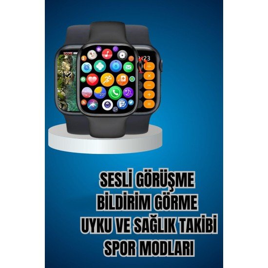 Kaliteli Akıllı Saat ve Kaliteli Bluetooth Kulaklık ANC Özelliği Uzun Pil Ömrü