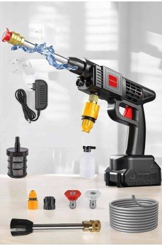 Şarjlı Oto Yıkama Tabancası Su Basınçlı Hazneli Bataryalı Şarjlı Oto Yıkama Tabancası Su Basınçlı Hazneli Bataryalı