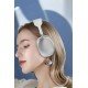 P9 Plus Kablosuz Kulak Üstü Bluetooth Kulaklık Beyaz Yüksek Ses Kaliteli