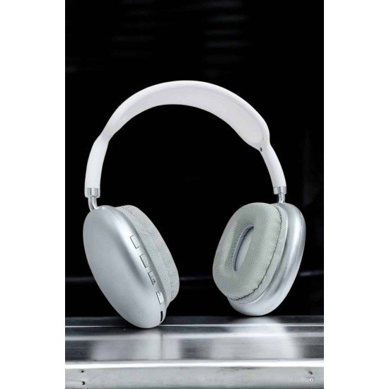 P9 Plus Kablosuz Kulak Üstü Bluetooth Kulaklık Beyaz Mikrofonlu Kulaküstü Kablosuz Kulaklık P9 Plus Kablosuz Kulak Üstü Bluetooth Kulaklık Beyaz Mikrofonlu Kulaküstü Kablosuz Kulaklık