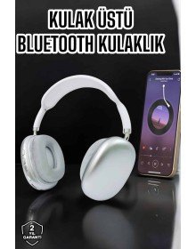 P9 Plus Kablosuz Kulak Üstü Bluetooth Kulaklık Beyaz Mikrofonlu Kulaküstü Kablosuz Kulaklık