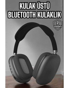 P9 Plus Hi-fi Ses Kalitesi Ayarlanabilir Mikrofonlu Bluetooth Kulaklık Siyah