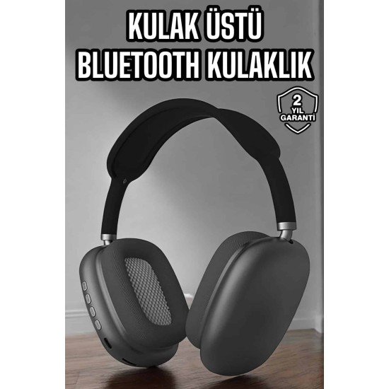 P9 Plus Hi-fi Ses Kalitesi Ayarlanabilir Mikrofonlu Bluetooth Kulaklık Siyah P9 Plus Hi-fi Ses Kalitesi Ayarlanabilir Mikrofonlu Bluetooth Kulaklık Siyah