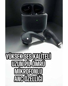 Bluetooth Kulaklık Yeni Nesil Pro Sensörlü Mikrofon Çağrı Cevaplama