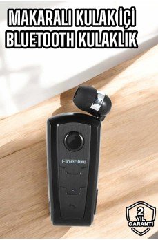 Tüm Telefonlara Uyumlu Mikrofonlu Titreşimli Makaralı Bluetooth Kulakiçi Kulaklık