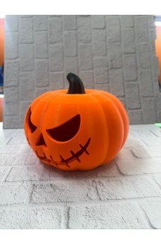 Dekoratif Balkabağı Şekerlik 21×15 cm Kapaklı Turuncu Kutu