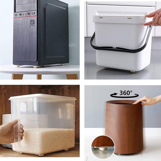 Yapışkanlı Eşya Kaydırma Bilyeleri - Kolay Taşıma Aparatı 4 Adet Yapışkanlı Eşya Kaydırma Bilyeleri - Kolay Taşıma Aparatı 4 Adet