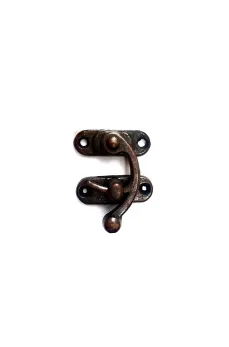 Yay Gözü, Ahşap Kutu Klipsi - Minik 20x24 mm, Antik, 1 Adet