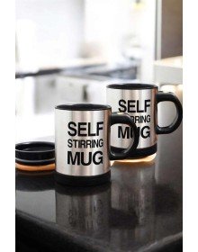Yazılı Mug Kupa Karıştırıcı Özelliği Ve Paslanmaz Çelik