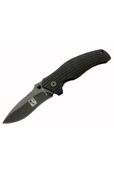 Yele M446 Siyah Kamp Çakı 20cm - Yarı Otomatik, Kemerlikli