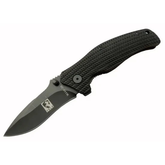 Yele M446 Siyah Kamp Çakı 20cm - Yarı Otomatik, Kemerlikli Yele M446 Siyah Kamp Çakı 20cm - Yarı Otomatik, Kemerlikli