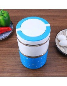 Yemek Termosu 2li Tutacaklı Sefer Tası - Hiper 2 Katlı Yemek Termos