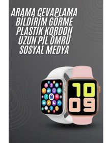 Yeni Model Akıllı Saat Dokunmatik Ekran Unisex Amoled Ekran 44 mm