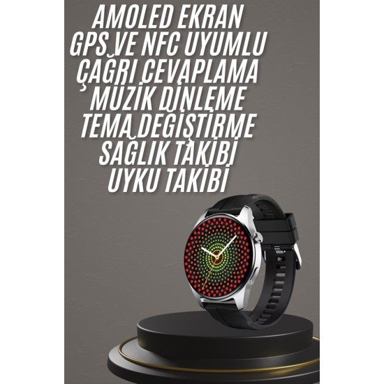 Yeni Nesil Akıllı Saat 1.5 Inç Amoled Ekran Çağrı Cevaplayabilen Yeni Nesil Akıllı Saat 1.5 Inç Amoled Ekran Çağrı Cevaplayabilen