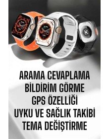 Yeni Nesil Akıllı Saat Adımsayar, GPS, Nabız Ölçer, Uyku ve Sağlık Takibi
