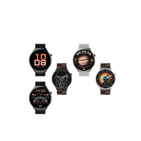 Yeni Nesil Akıllı Saat Çağrı Cevaplayabilen Plastik 47 Mm Uyumlu Kordon