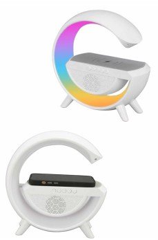 Yeni Nesil Bluetooth Hoparlör Speaker 5.0 Taşınabilir G Şeklinde Powerbankli