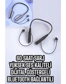 Yeni Nesil Bluetooth Kulaklık Kablolu Kulak İçi Dijital Göstergeli