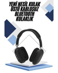 Yeni Nesil Bluetooth Kulaklık Kulak Üstü ANC Özelliği Yüksek Ses Kaliteli