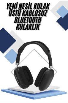 Yeni Nesil Bluetooth Kulaklık Kulak Üstü ANC Özelliği Yüksek Ses Kaliteli