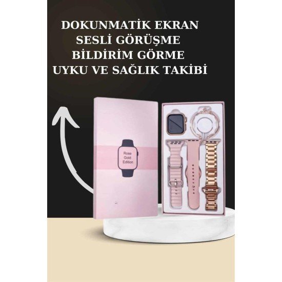 Yeni Nesil Kaliteli Akıllı Saat ve Kablosuz Bluetooth Kulaklık Yüksek Ses Kaliteli Yeni Nesil Kaliteli Akıllı Saat ve Kablosuz Bluetooth Kulaklık Yüksek Ses Kaliteli