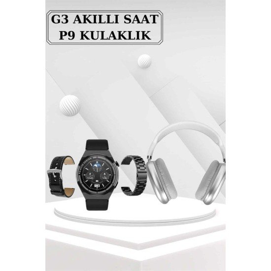 Yeni Nesil Sesli Görüşme Akıllı Saat ve Powerbank Çoklu Şarj Girişli Bluetooth Kulaklık Nabız Ölçer