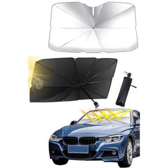 Yeni Nesil Tüm Araç Modellerine Uygun Oto Şemsiye Katlanabilir UV Işınlarına Karşı