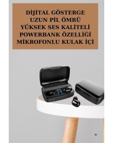 Yeni Nesil TWS Kablosuz Kulaklık Güçlü Batarya Yüksek Kalite Bluetooth 5.0 ANC Özelliği
