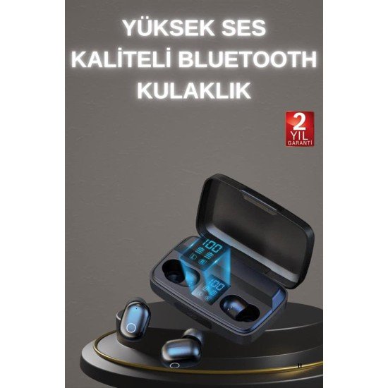 Yeni Nesil TWS Kablosuz Kulaklık Güçlü Batarya Yüksek Kalite Bluetooth 5.0 ANC Özelliği